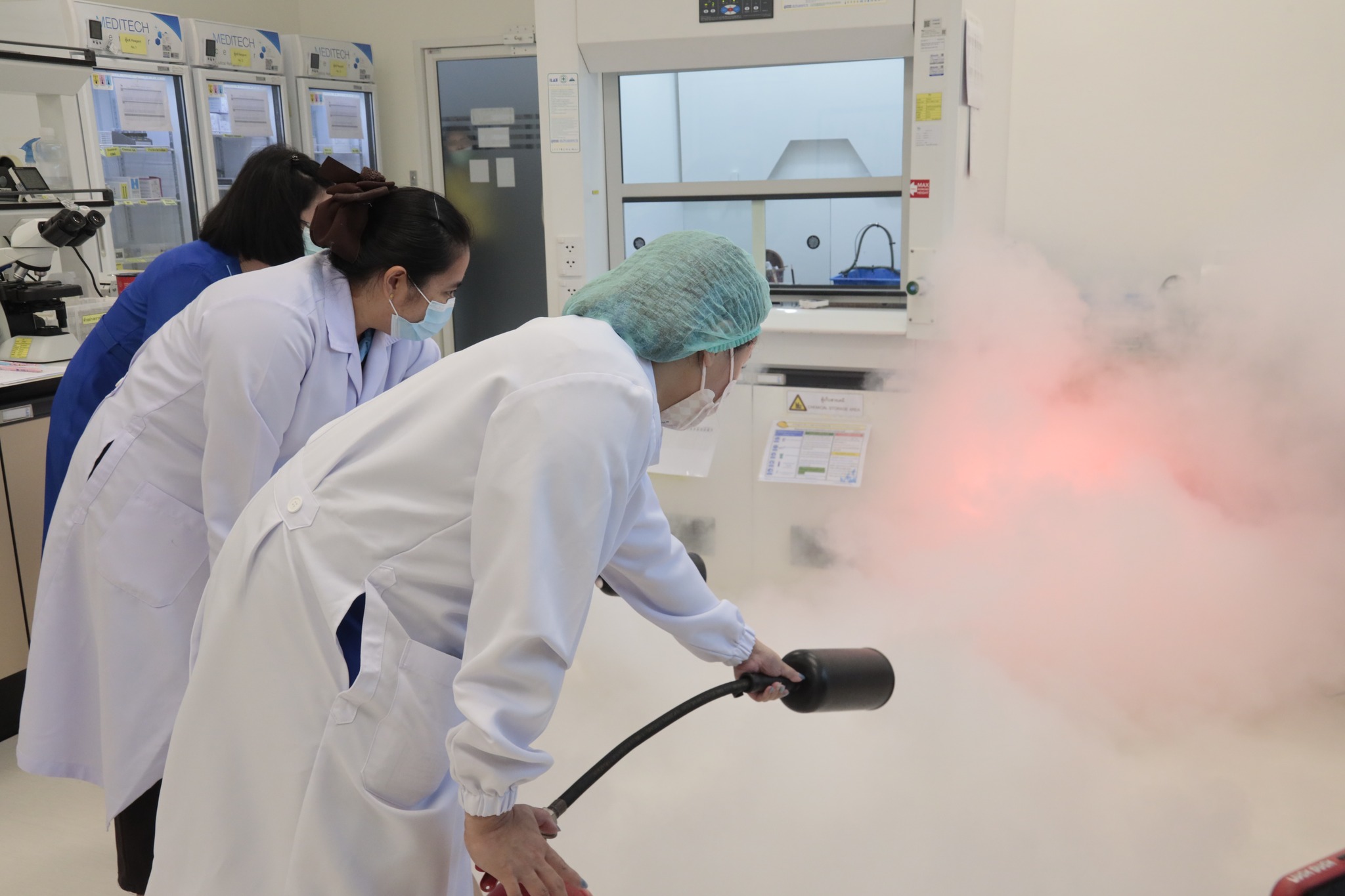 ซ้อมดับเพลิงโรงพยาบาลธนบุรี ทุ่งสง 3