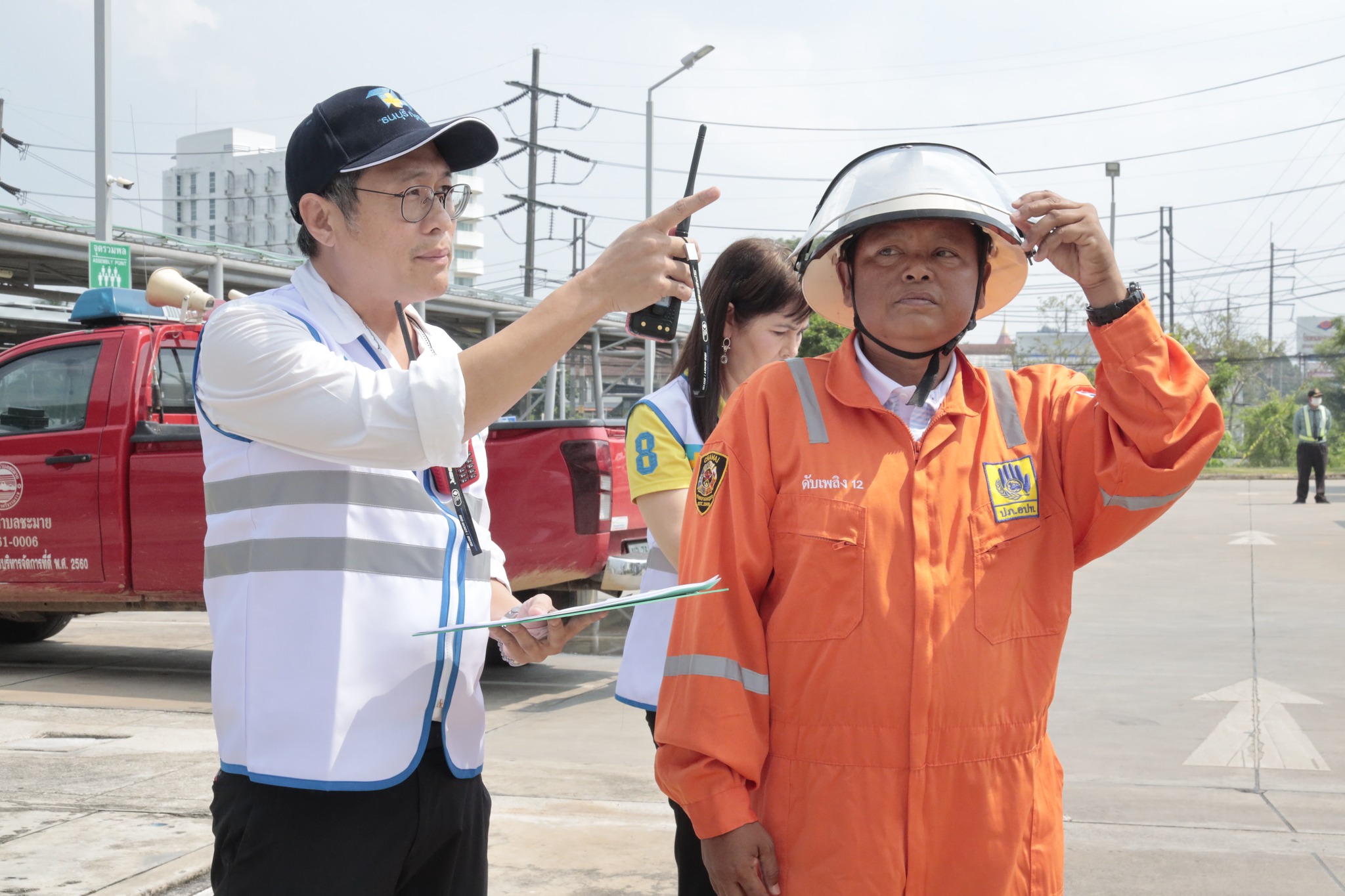 ซ้อมดับเพลิงโรงพยาบาลธนบุรี ทุ่งสง 5